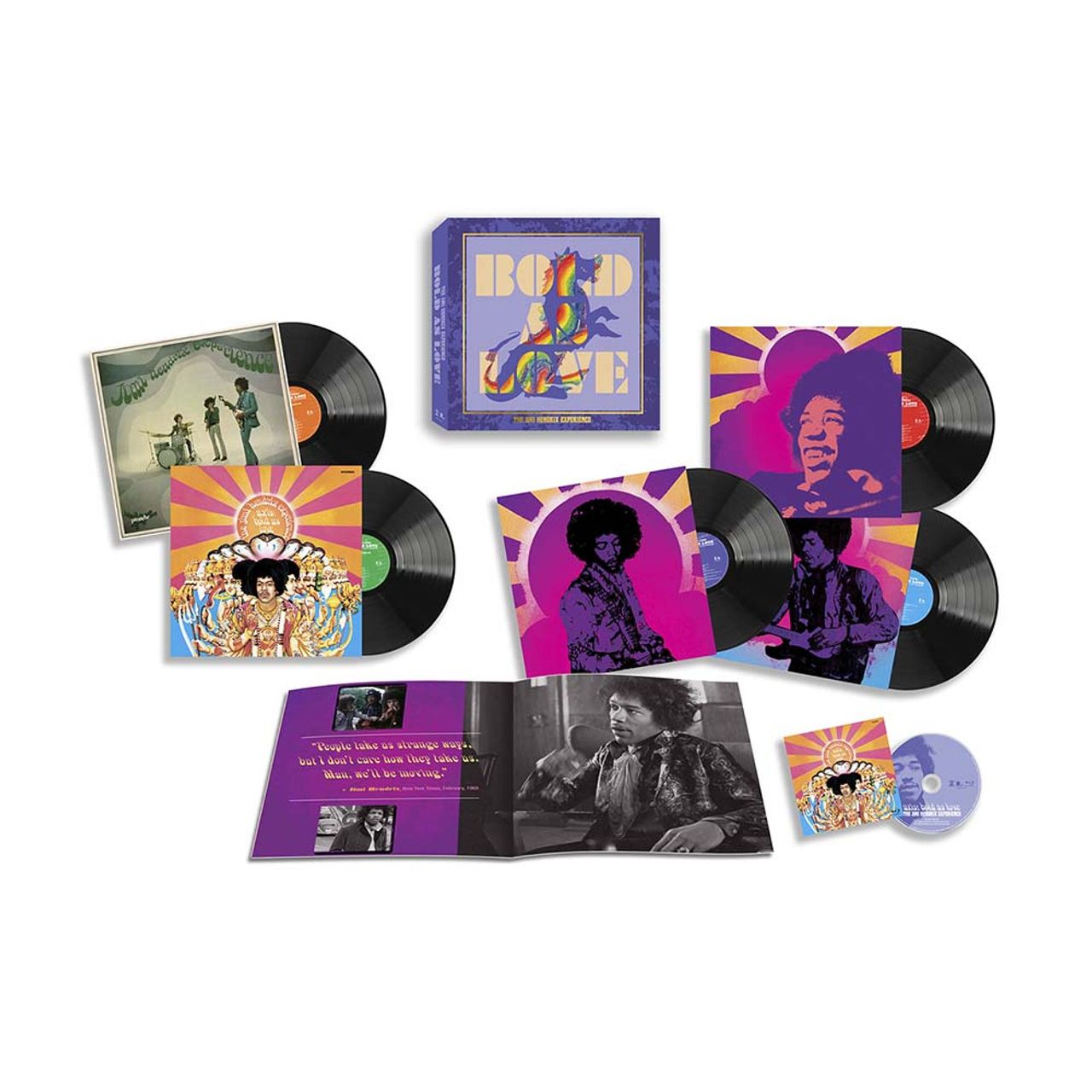 The Jimi Hendrix Experience - Bold as Love (Stereo & Mono) ( VINYL ) Box Set