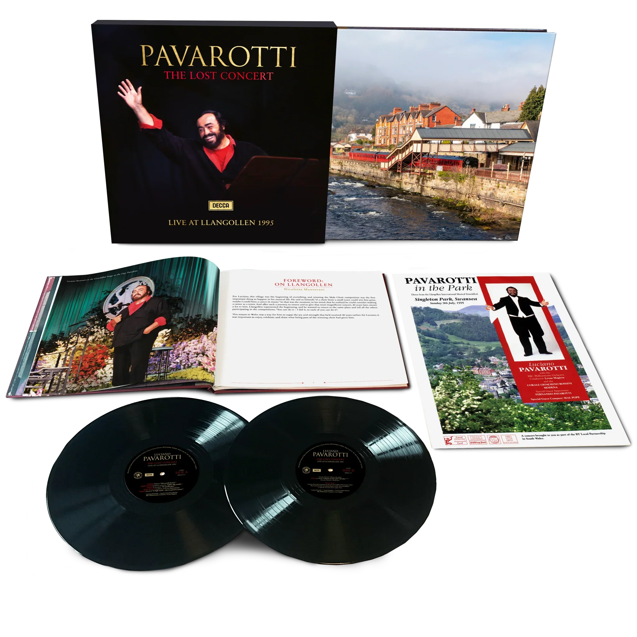 Luciano Pavarotti - The Lost Concert: Live at Llangollen 1995 ( VINYL ) Box Set