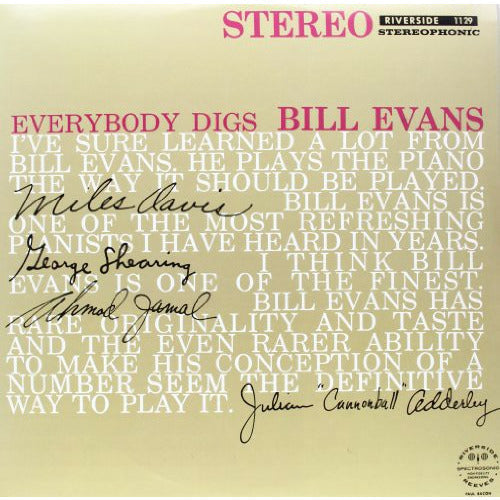 Bill Evans - Everybody Digs Bill Evans ( VINYL )