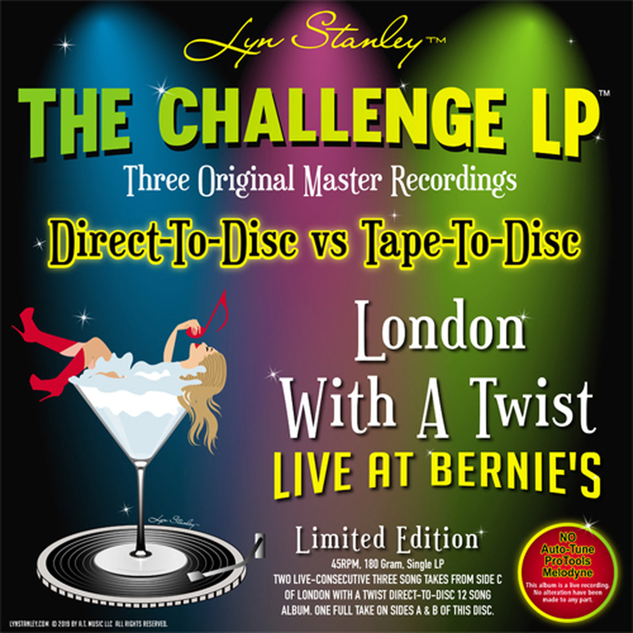 Lyn Stanley London With A Twist - Live At Bernie's - The Challenge ( VINYL )