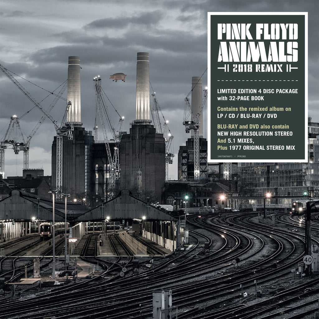 Pink Floyd - Animals (2018 Remix) LP, CD, DVD Audio Disc & Blu-Ray Box Set