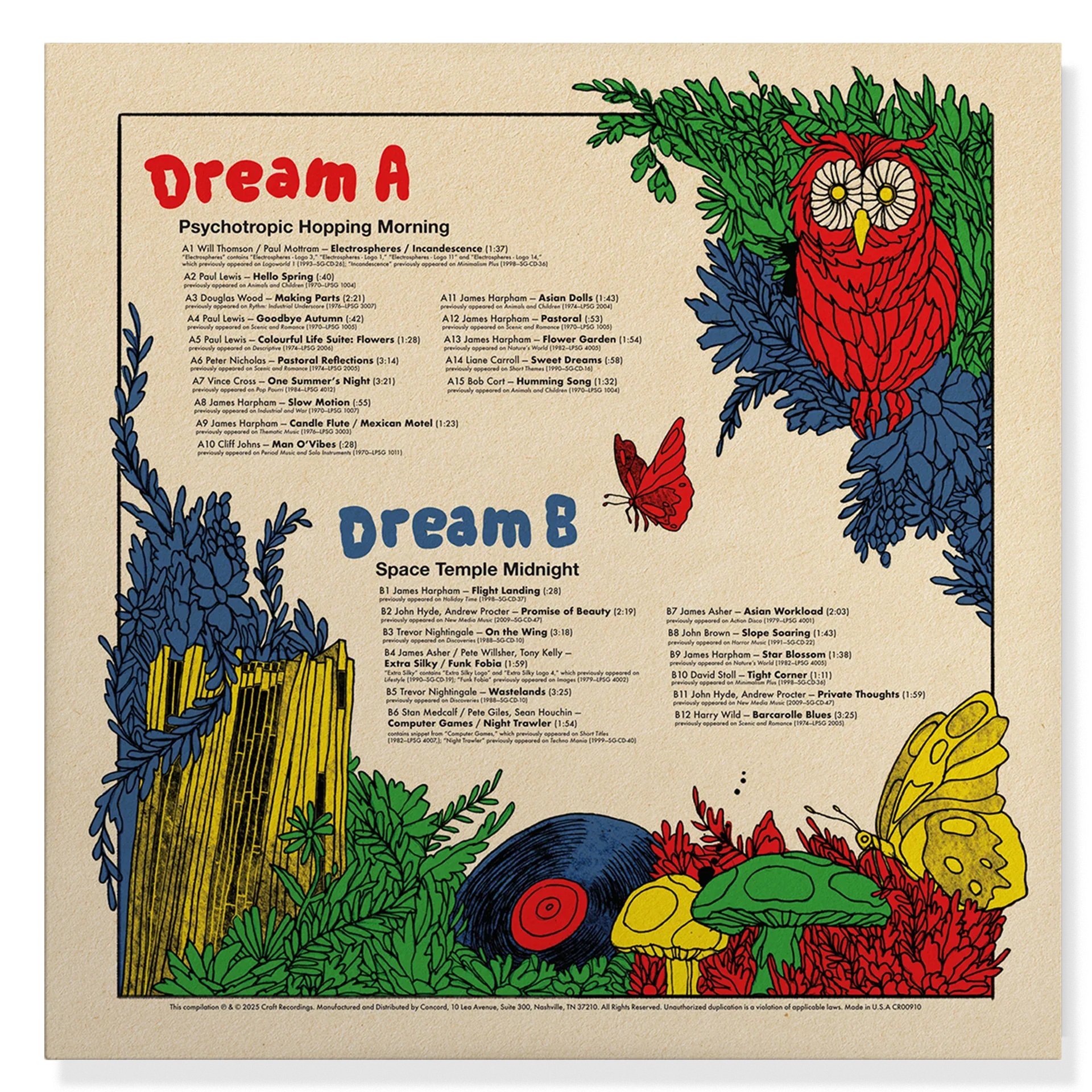 Jazz Dispensary presents Dream A Dream With Studio G: Cratedigger's Archive (1970-2009) ( VINYL )