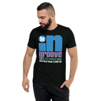 The 'In' Groove Record Store Solid Black Jazzy T-Shirt