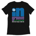 The 'In' Groove Record Store Solid Black Jazzy T-Shirt
